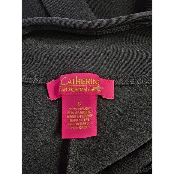 Catherine Malandrino Mid Rise Stretch Pants Black Size Small - Picture 3 of 3